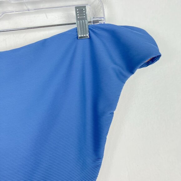 NWT J. Crew Ribbed High-Rise Cheeky Bikini Bottom Blue Size XXL NEW - Picture 10 of 11